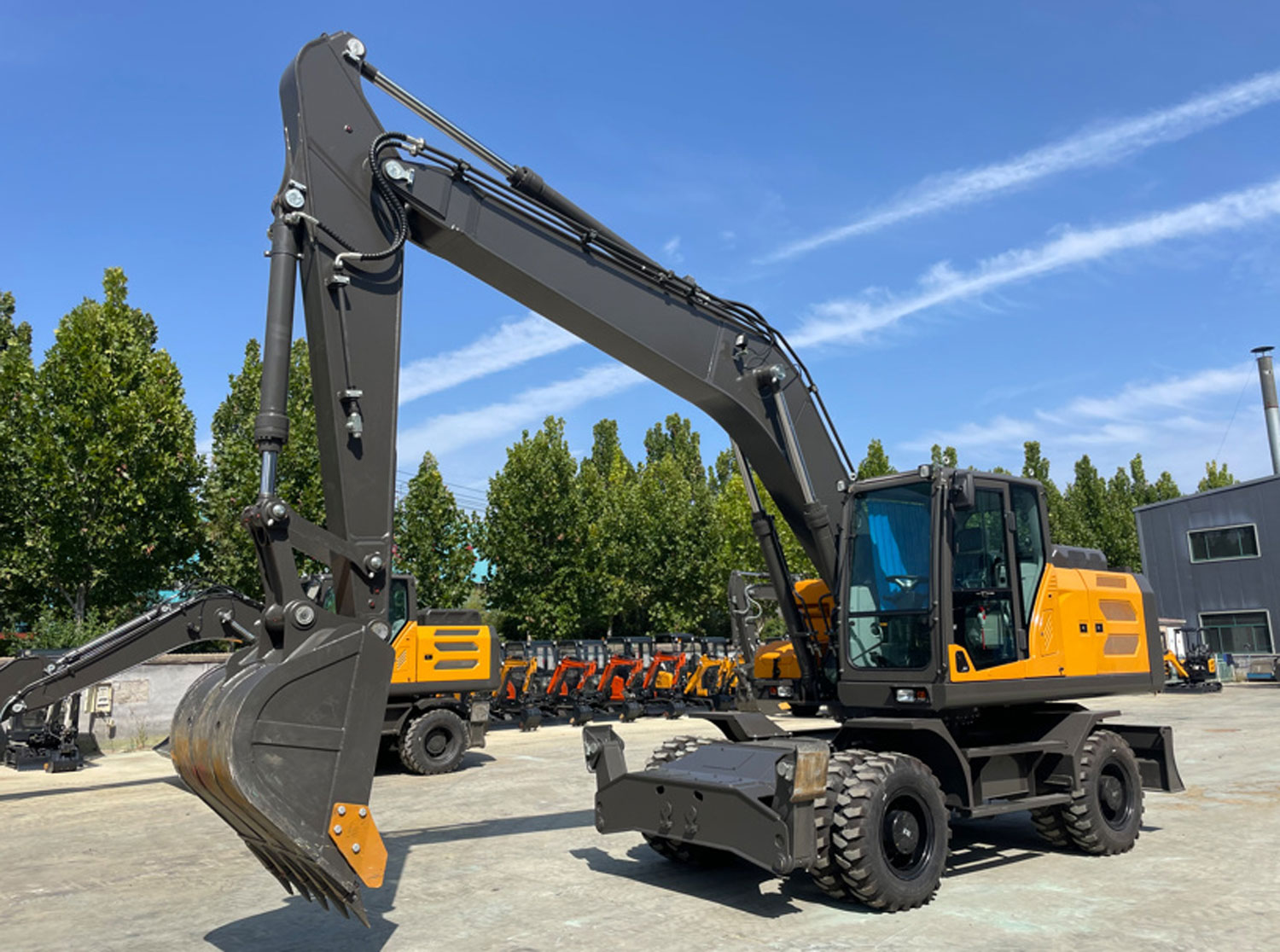 SHANBO PW180 Wheeled Excavator